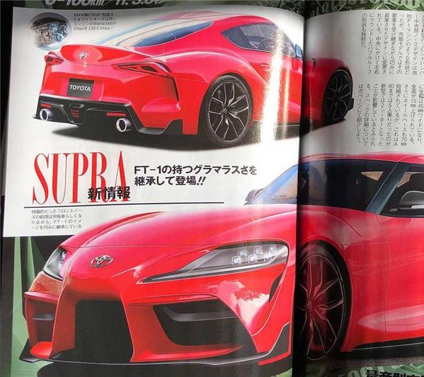 宝马技术加F1技术 丰田传奇跑车Supra复活硬刚GT-R